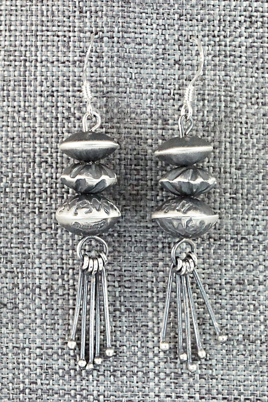 Sterling Silver Navajo Pearl Earrings - Presley Haley