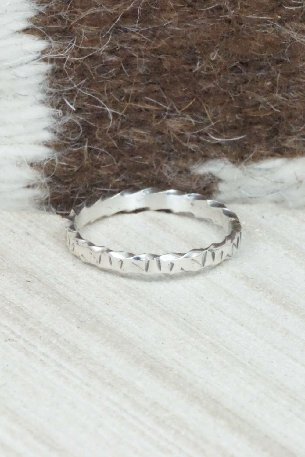 Sterling Silver Ring - Elaine Tahe - Size 11