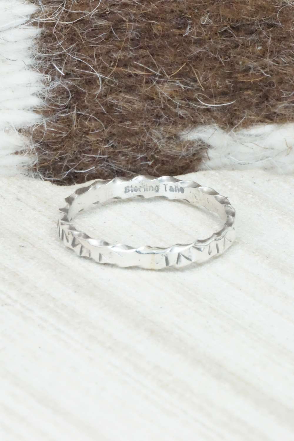 Sterling Silver Ring - Elaine Tahe - Size 11