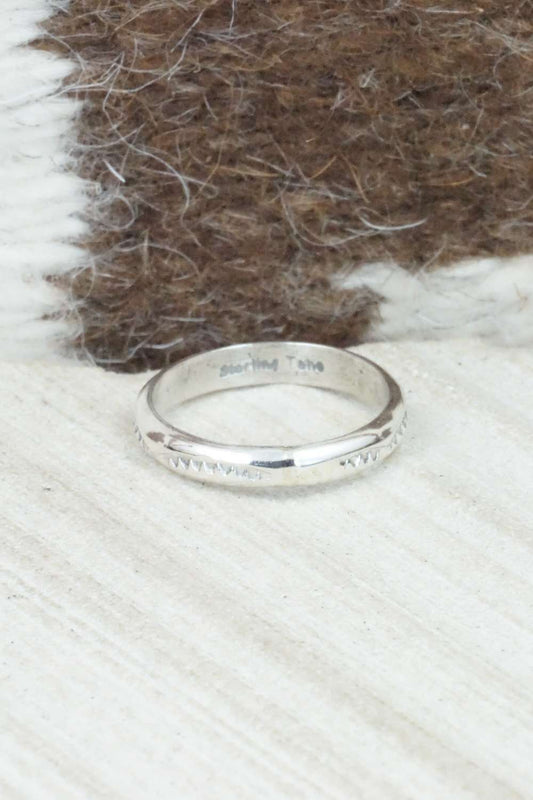 Sterling Silver Ring - Elaine Tahe - Size 9