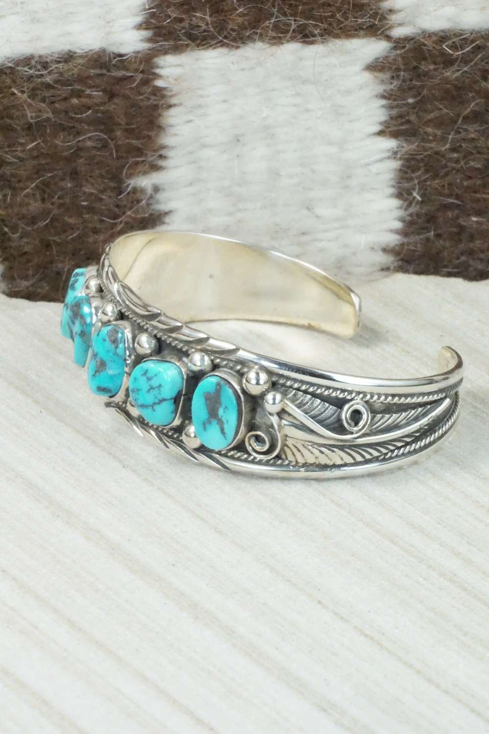 Turquoise & Sterling Silver Bracelet - Davey Morgan