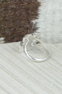 Turquoise & Sterling Silver Ring - Mark Barney - Size 6