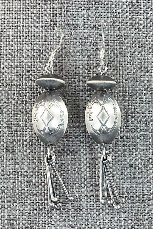 Sterling Silver Navajo Pearl Earrings - Presley Haley