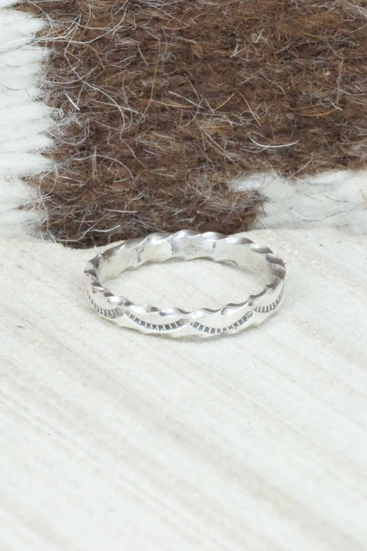 Sterling Silver Ring - Elaine Tahe - Size 8
