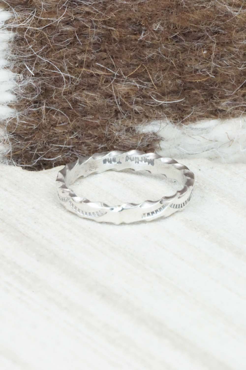 Sterling Silver Ring - Elaine Tahe - Size 8