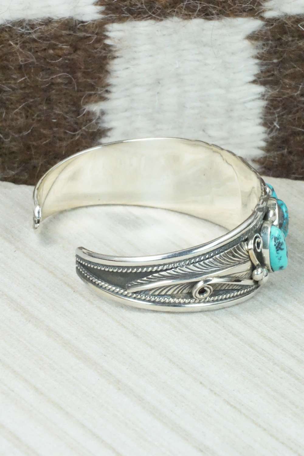 Turquoise & Sterling Silver Bracelet - Davey Morgan