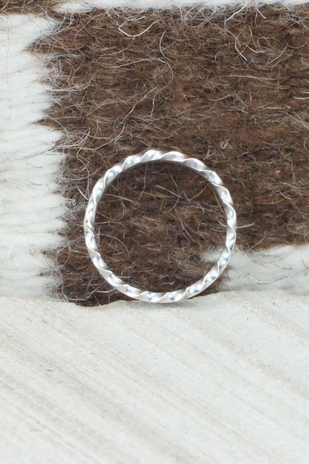 Sterling Silver Ring - Elaine Tahe - Size 8