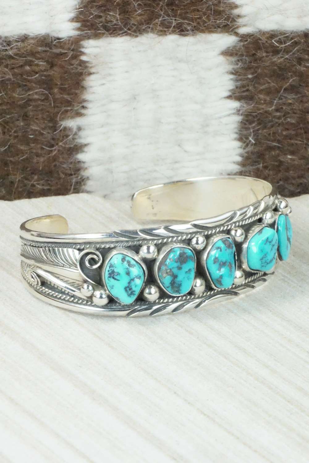 Turquoise & Sterling Silver Bracelet - Davey Morgan