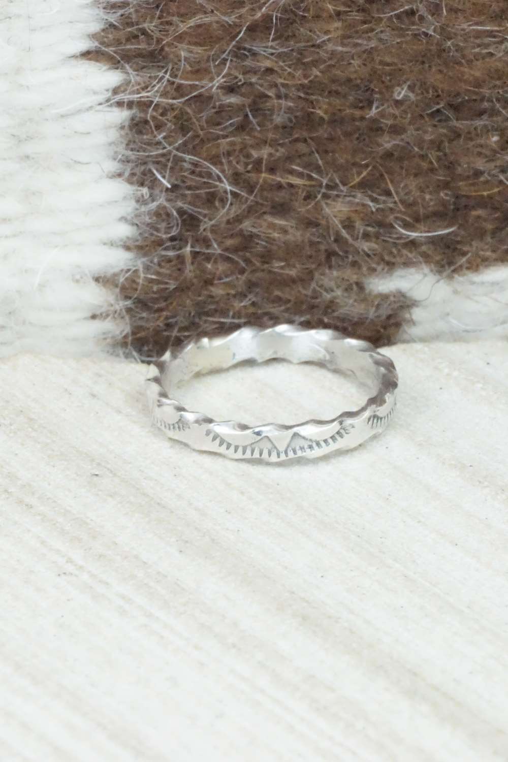 Sterling Silver Ring - Elaine Tahe - Size 7