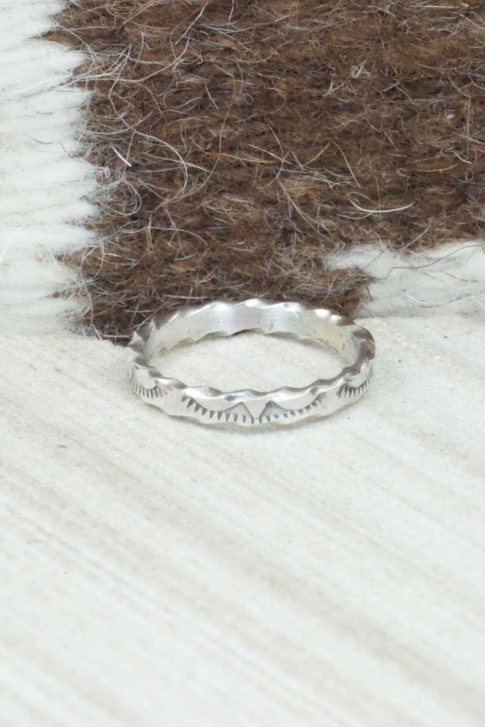 Sterling Silver Ring - Elaine Tahe - Size 7