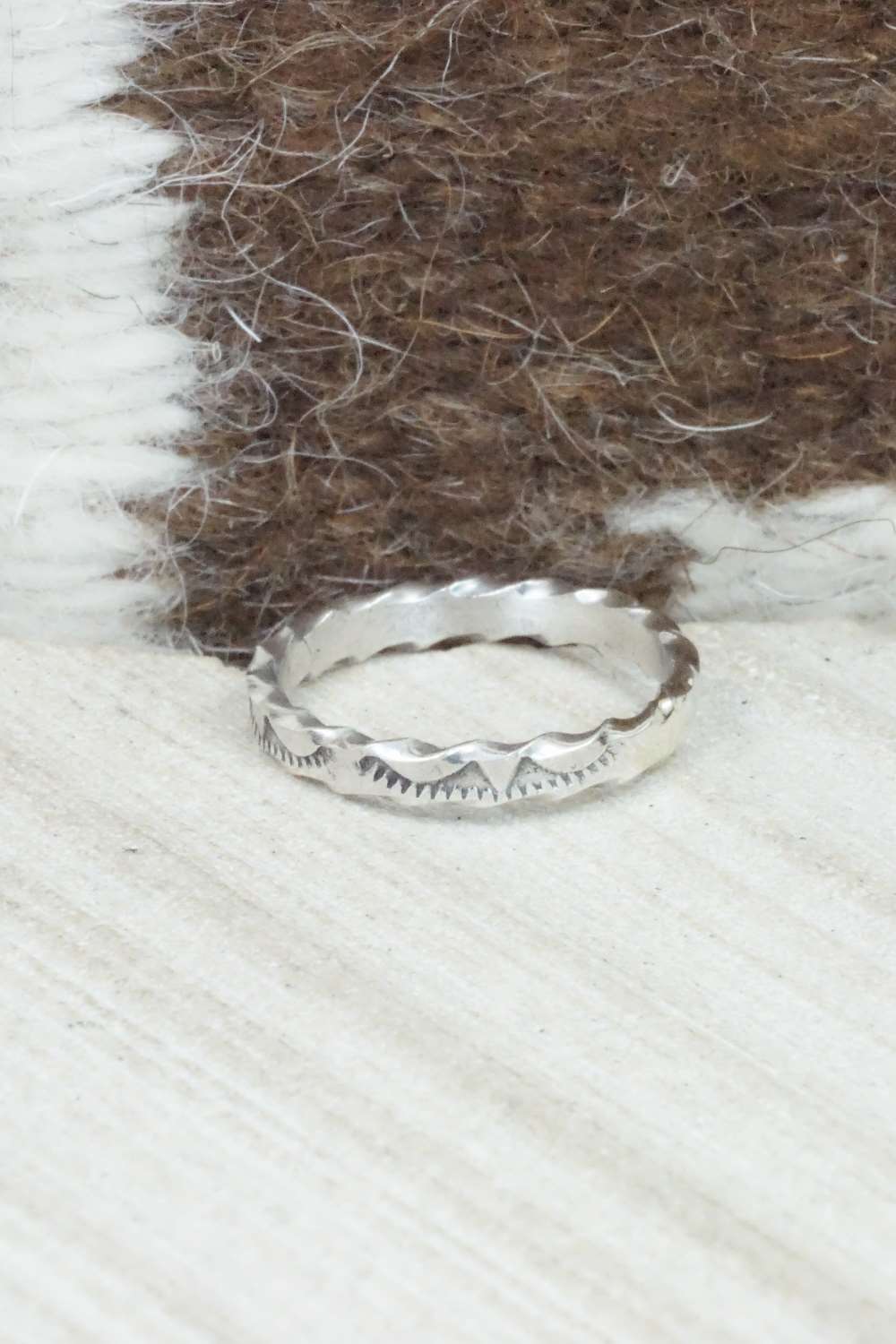 Sterling Silver Ring - Elaine Tahe - Size 7