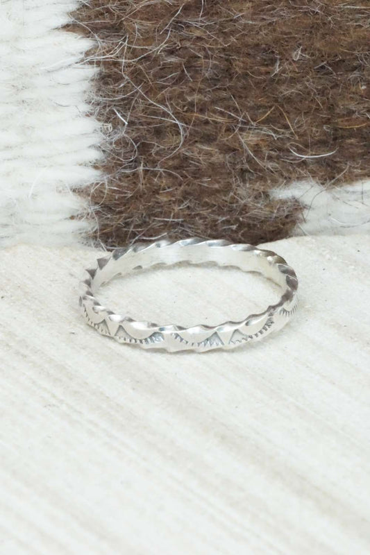 Sterling Silver Ring - Elaine Tahe - Size 12