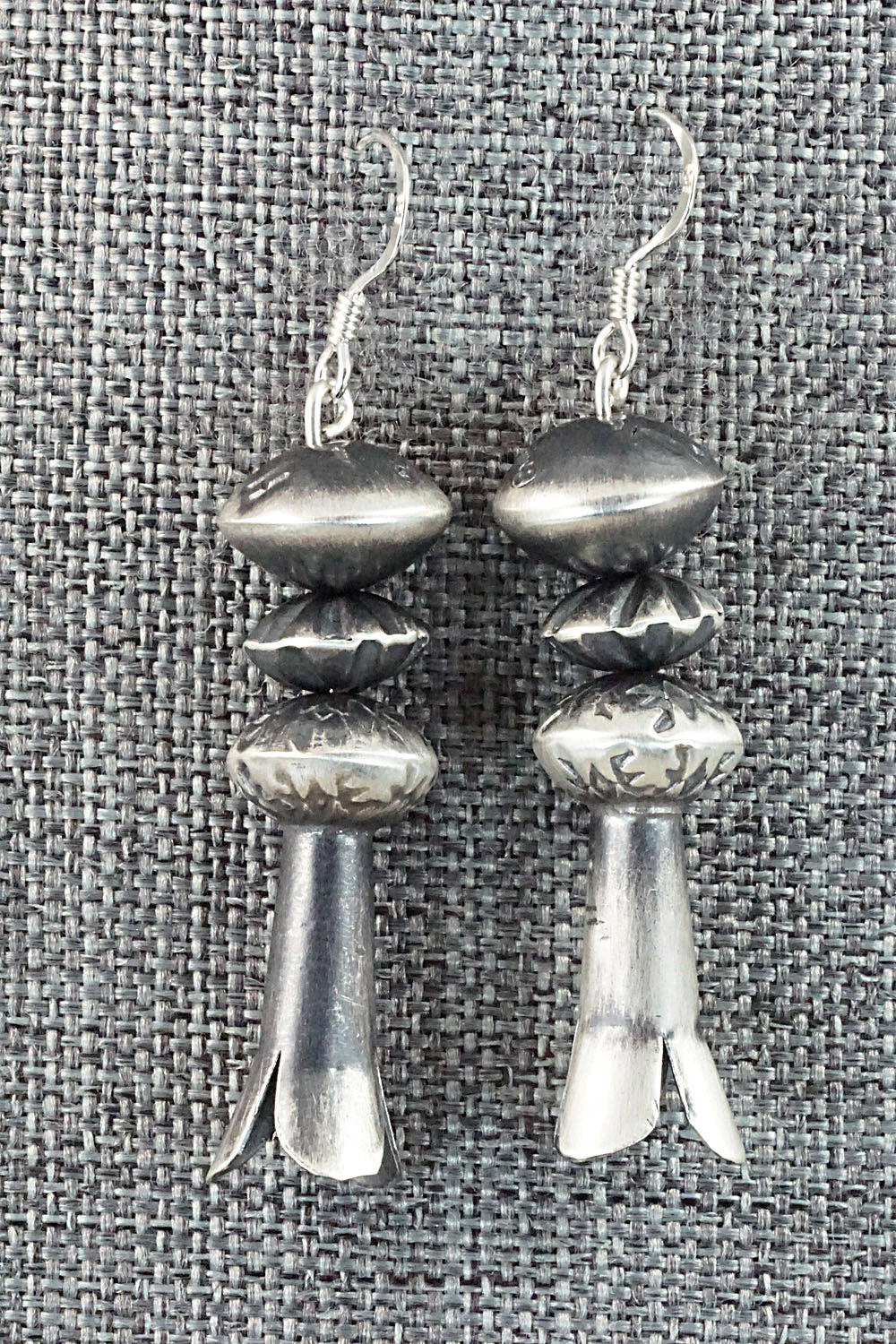 Sterling Silver Navajo Pearl Earrings - Presley Haley