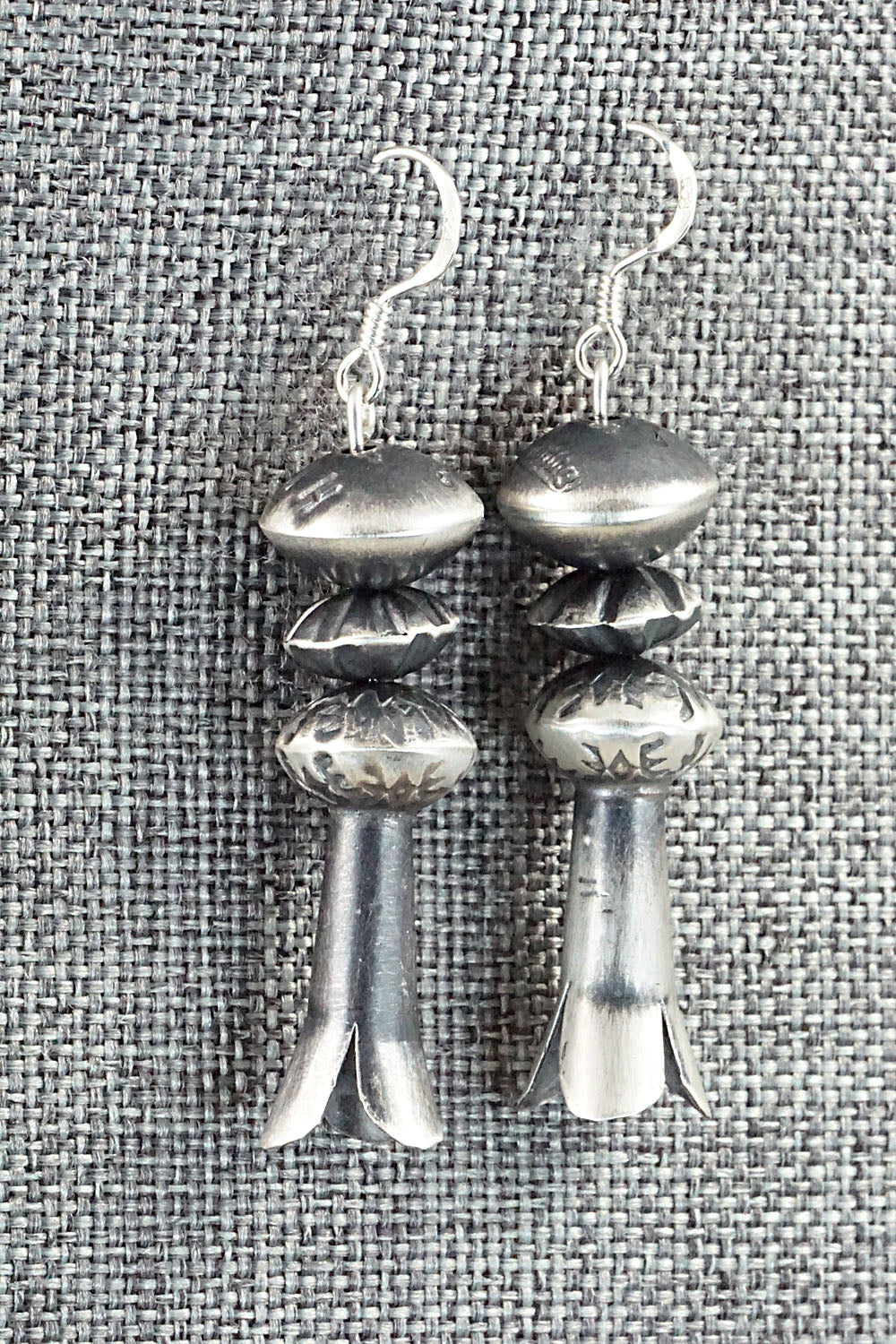 Sterling Silver Navajo Pearl Earrings - Presley Haley