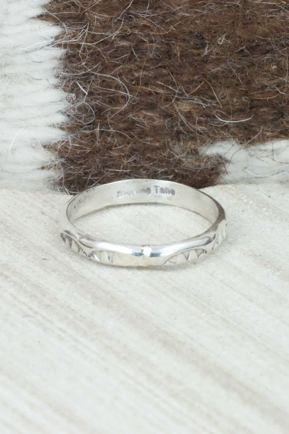 Sterling Silver Ring - Elaine Tahe - Size 11