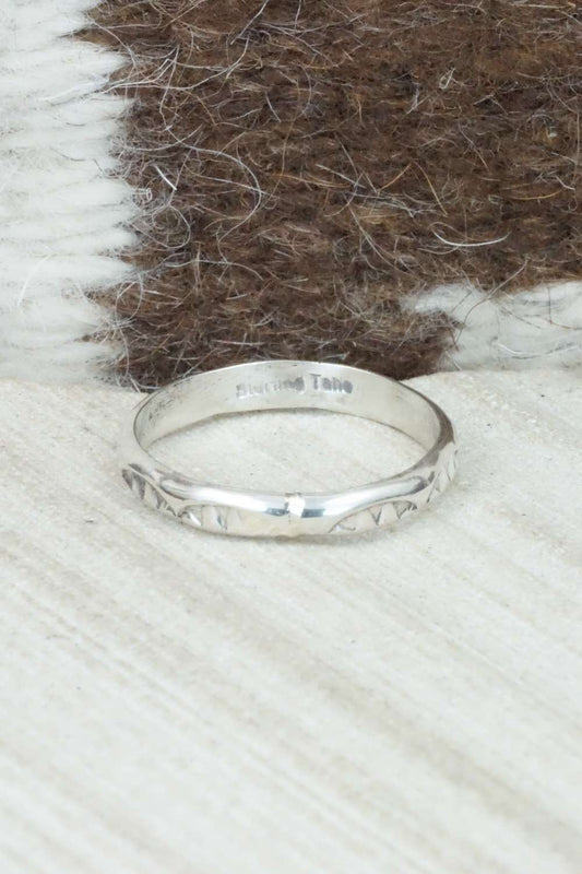 Sterling Silver Ring - Elaine Tahe - Size 8