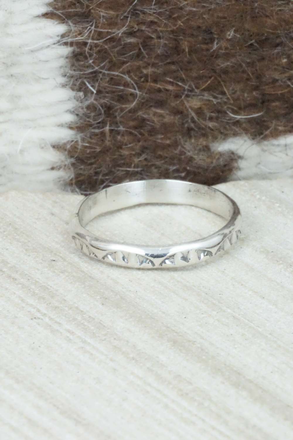 Sterling Silver Ring - Elaine Tahe - Size 11