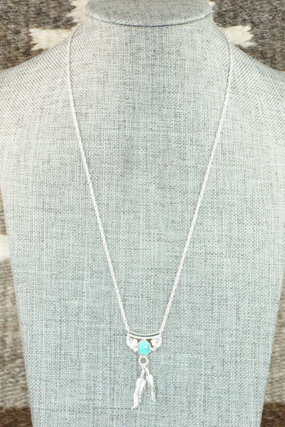 Turquoise & Sterling Silver Necklace - Sharon McCarthy