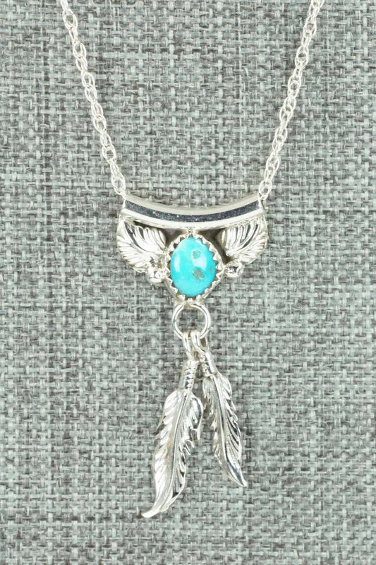 Turquoise & Sterling Silver Necklace - Sharon McCarthy