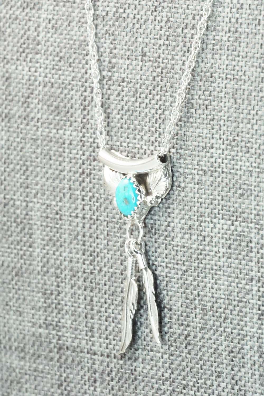 Turquoise & Sterling Silver Necklace - Sharon McCarthy