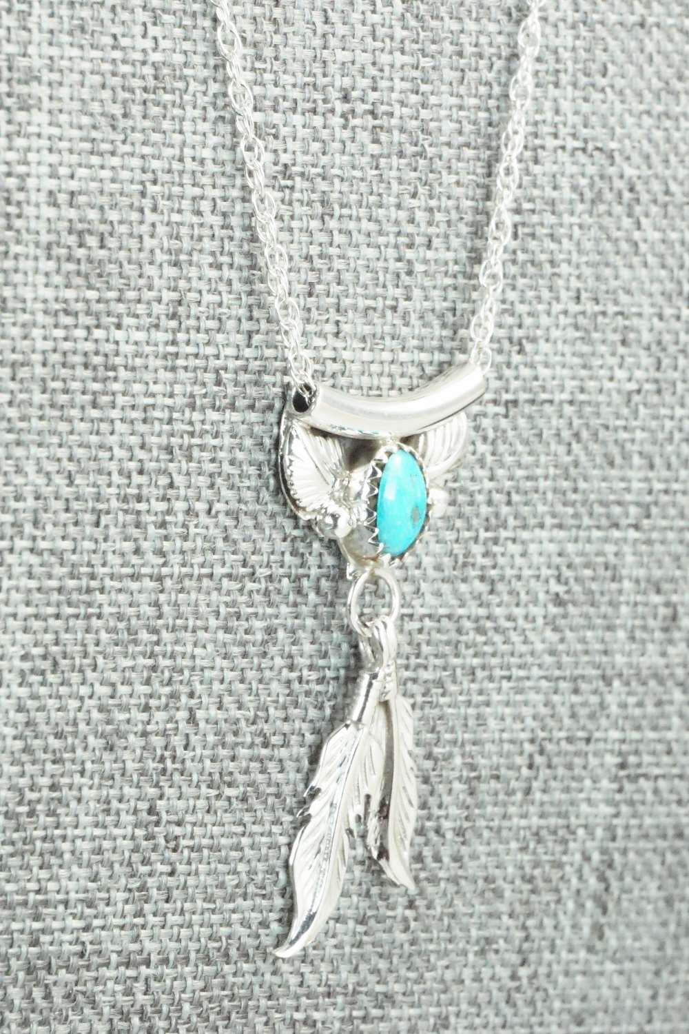 Turquoise & Sterling Silver Necklace - Sharon McCarthy