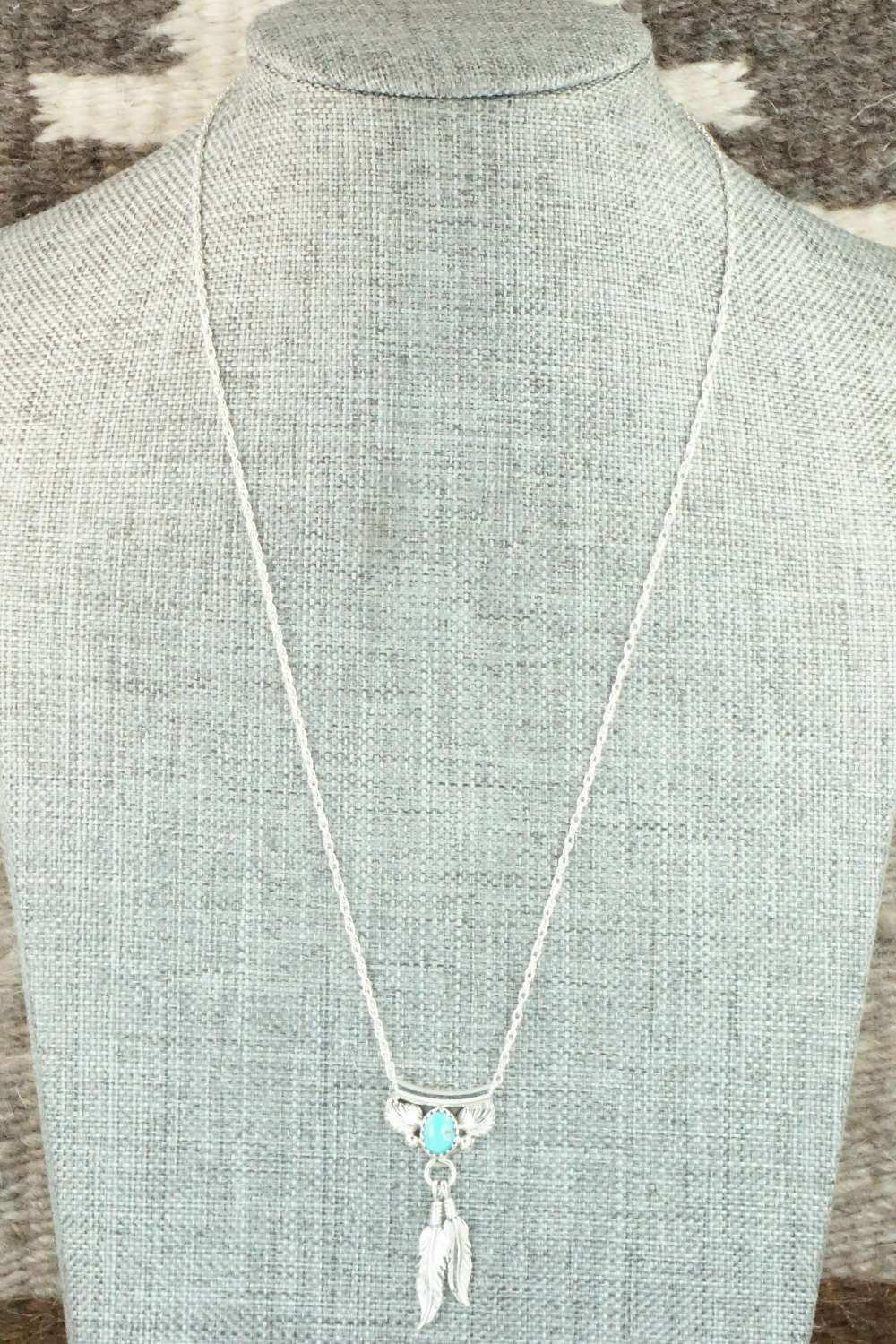 Turquoise & Sterling Silver Necklace - Sharon McCarthy