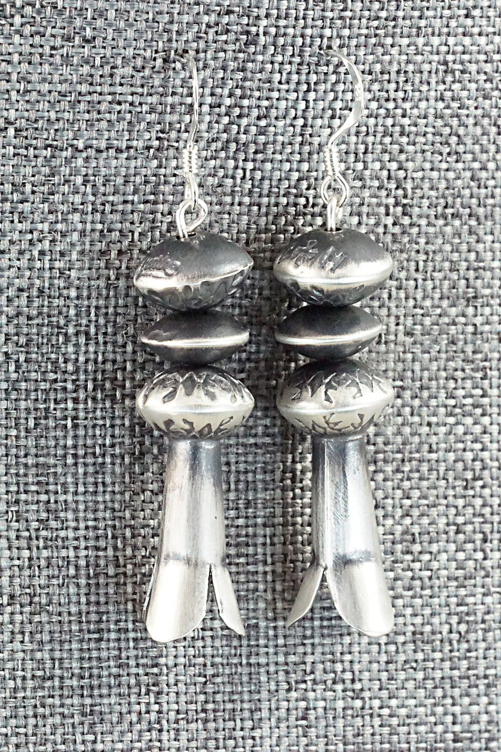 Sterling Silver Navajo Pearl Earrings - Presley Haley