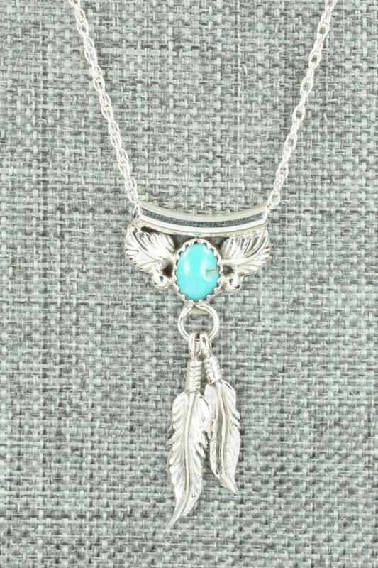 Turquoise & Sterling Silver Necklace - Sharon McCarthy