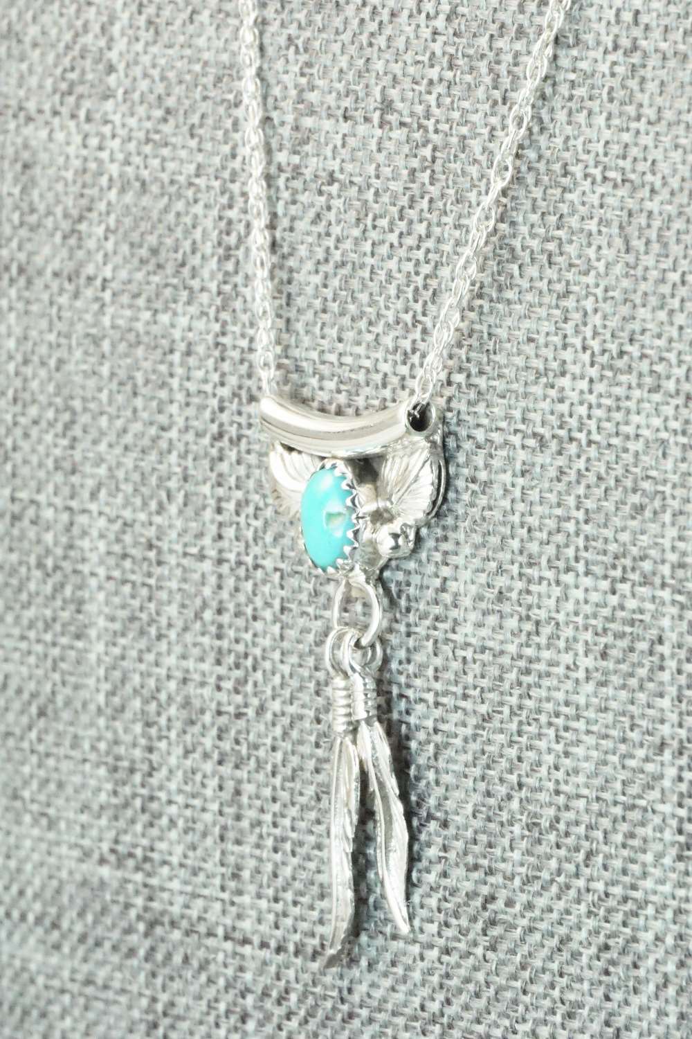 Turquoise & Sterling Silver Necklace - Sharon McCarthy