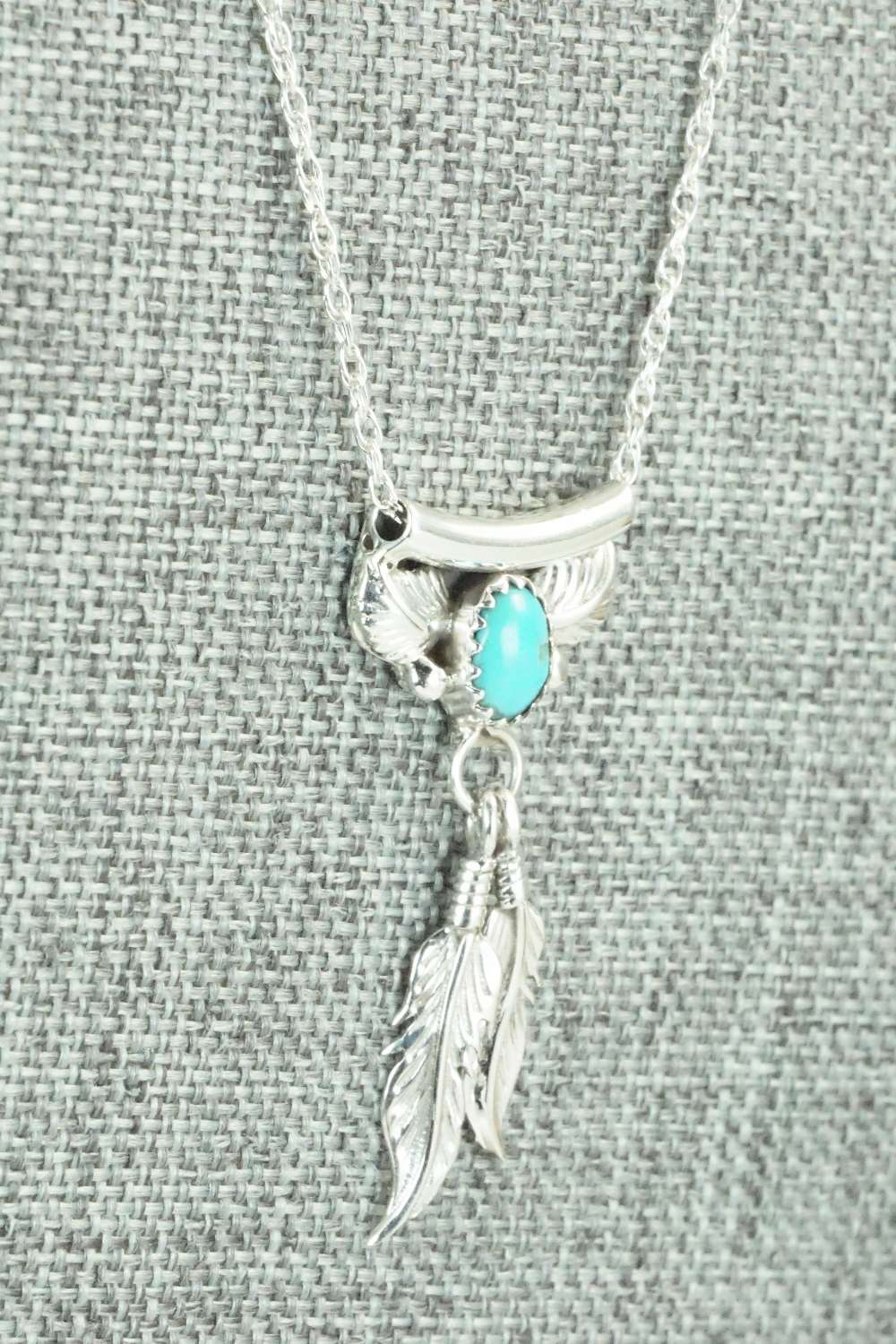 Turquoise & Sterling Silver Necklace - Sharon McCarthy