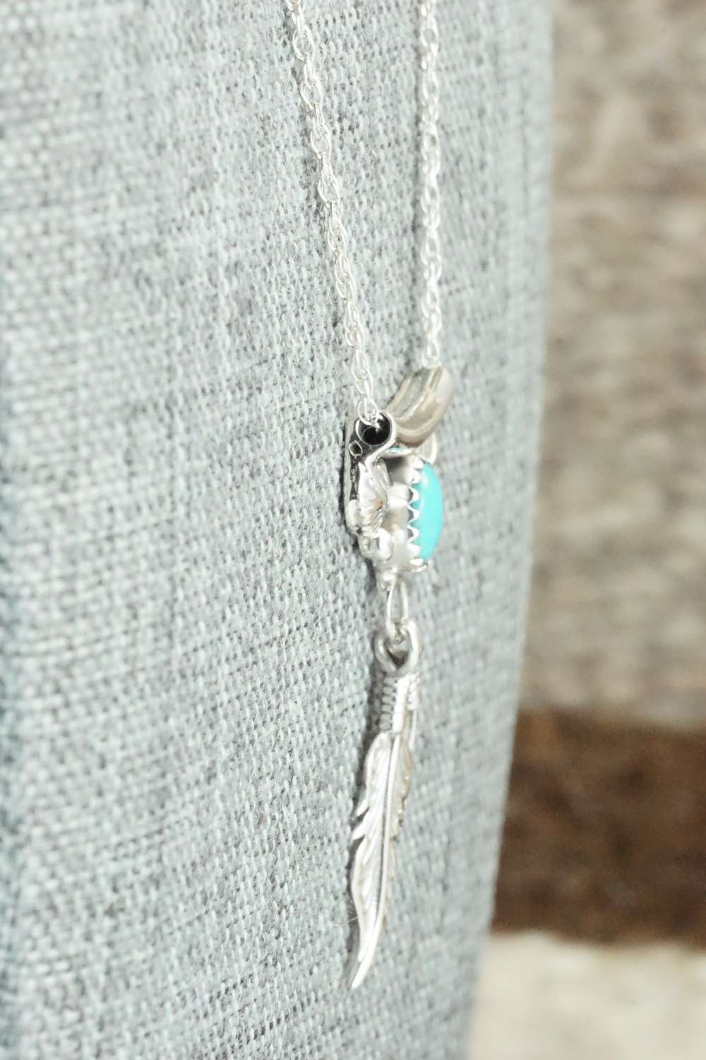 Turquoise & Sterling Silver Necklace - Sharon McCarthy