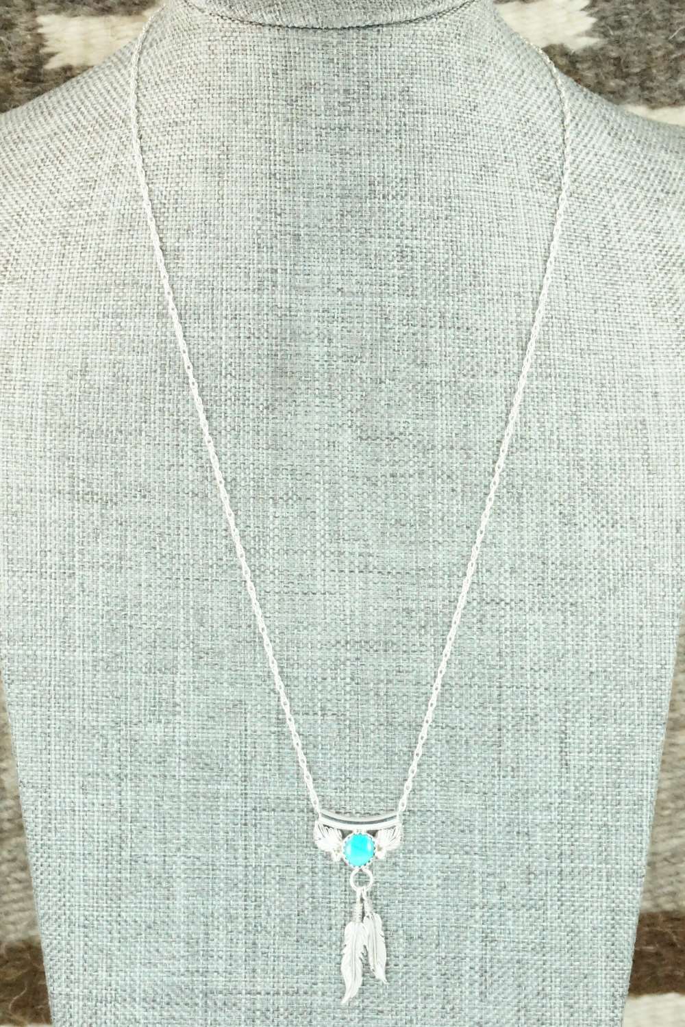 Turquoise & Sterling Silver Necklace - Sharon McCarthy