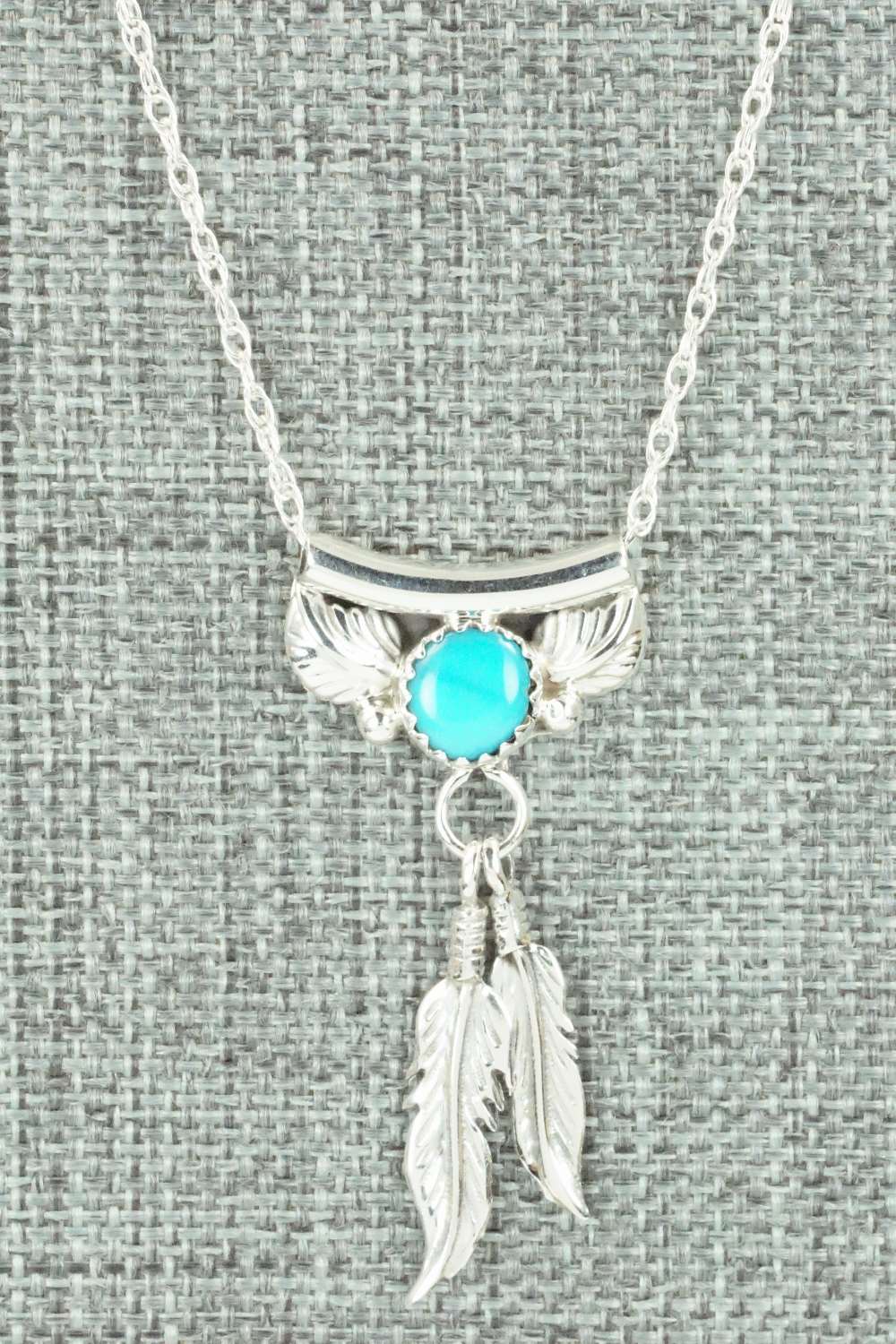 Turquoise & Sterling Silver Necklace - Sharon McCarthy