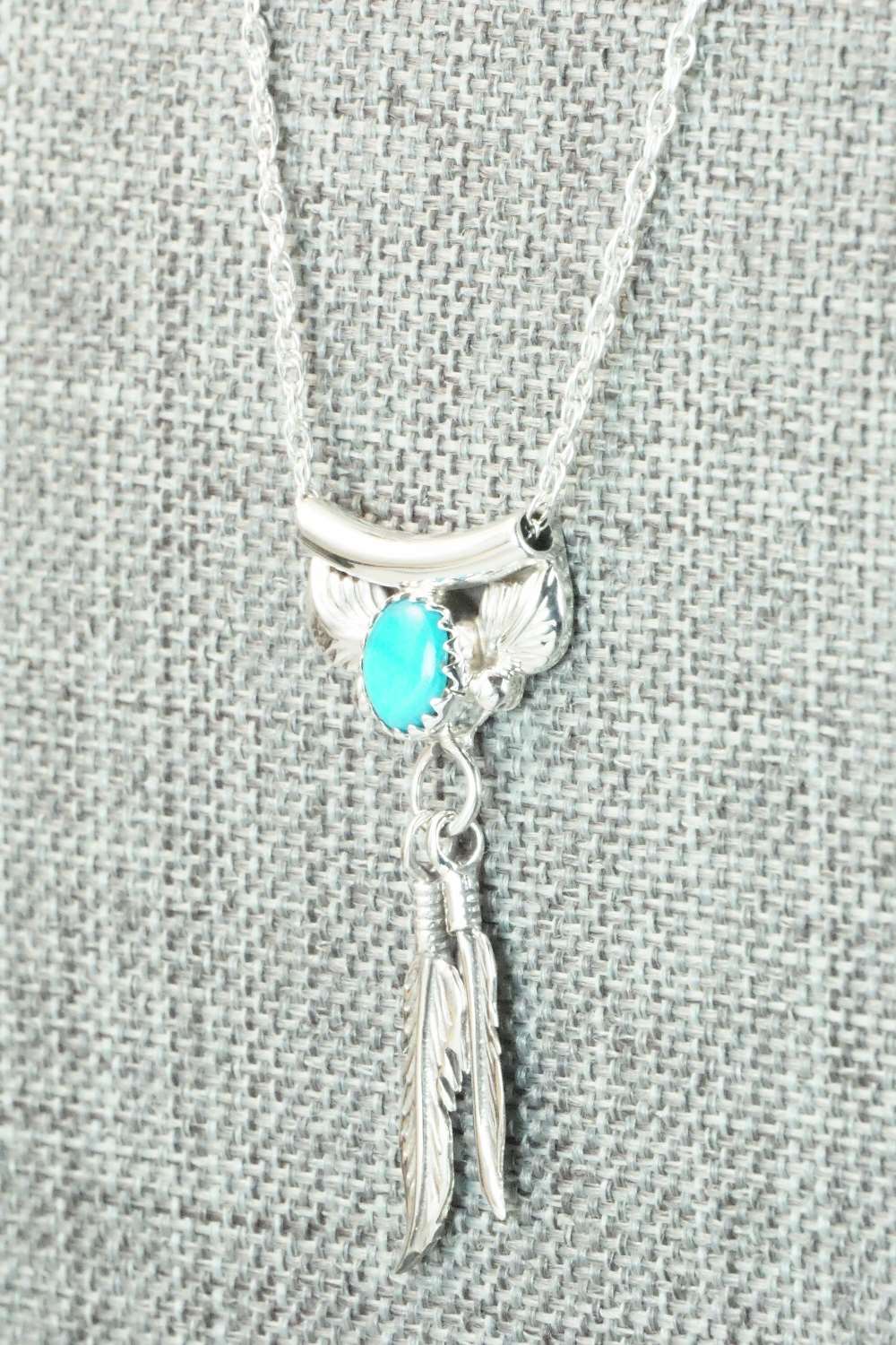 Turquoise & Sterling Silver Necklace - Sharon McCarthy