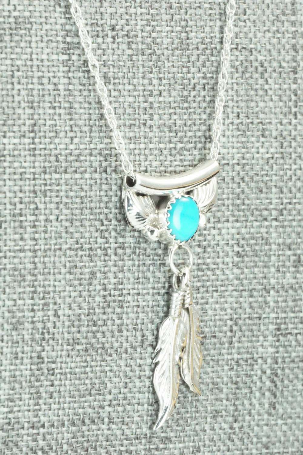 Turquoise & Sterling Silver Necklace - Sharon McCarthy