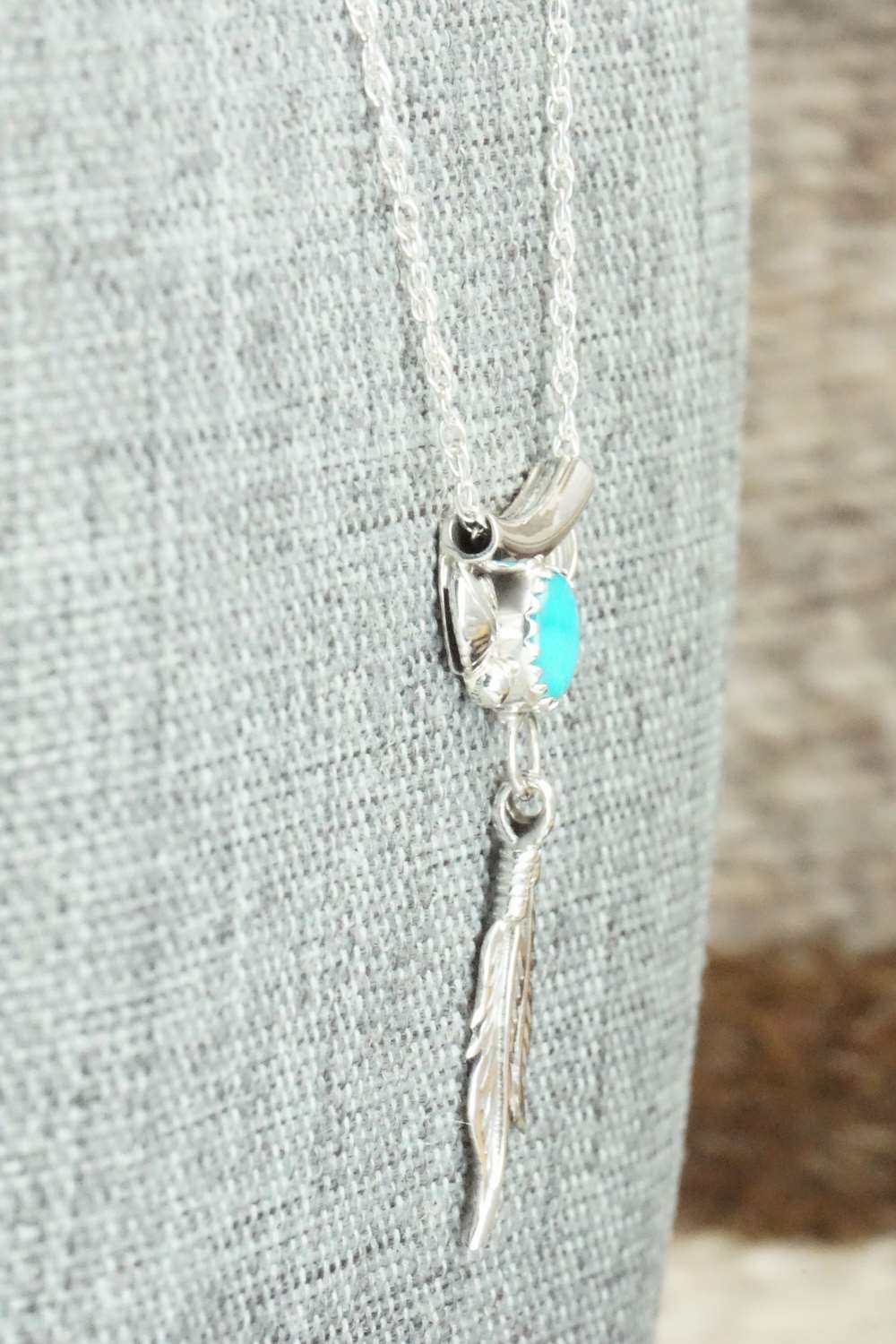Turquoise & Sterling Silver Necklace - Sharon McCarthy