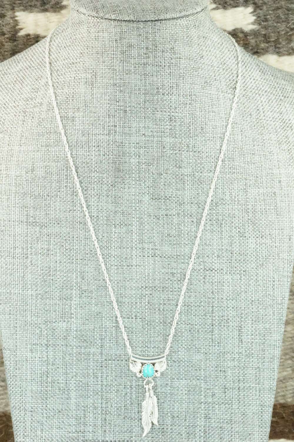 Turquoise & Sterling Silver Necklace - Sharon McCarthy