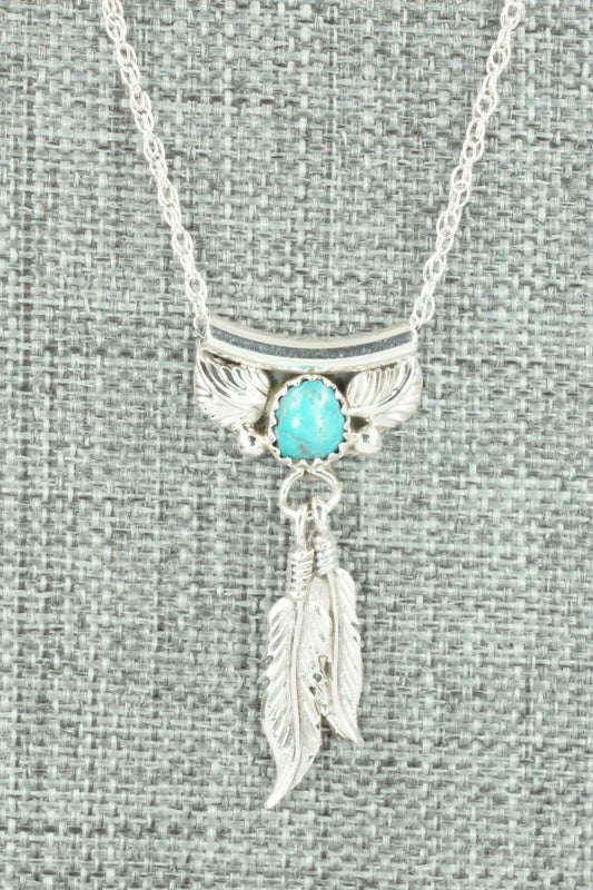 Turquoise & Sterling Silver Necklace - Sharon McCarthy