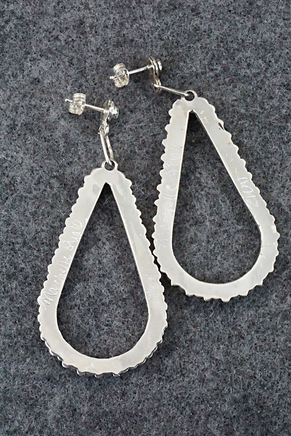 Turquoise & Sterling Silver Earrings - Marchelle Qualo