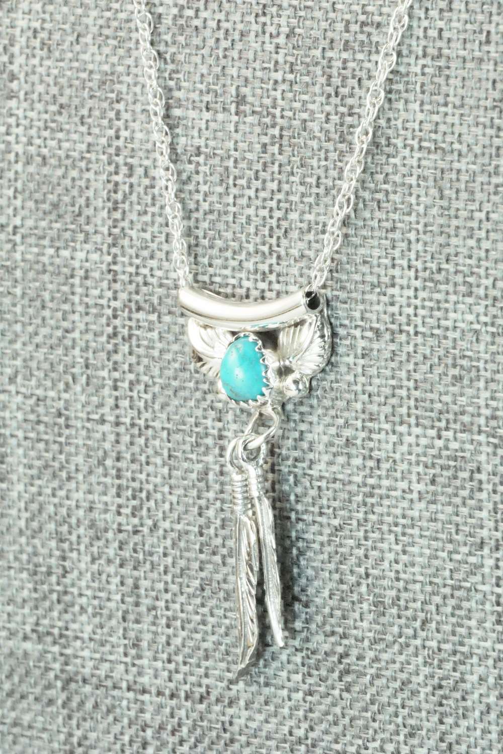 Turquoise & Sterling Silver Necklace - Sharon McCarthy