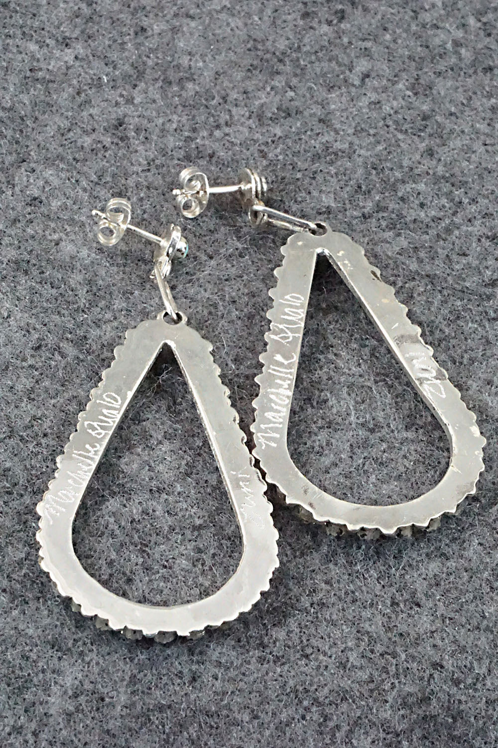 Turquoise & Sterling Silver Earrings - Marchelle Qualo