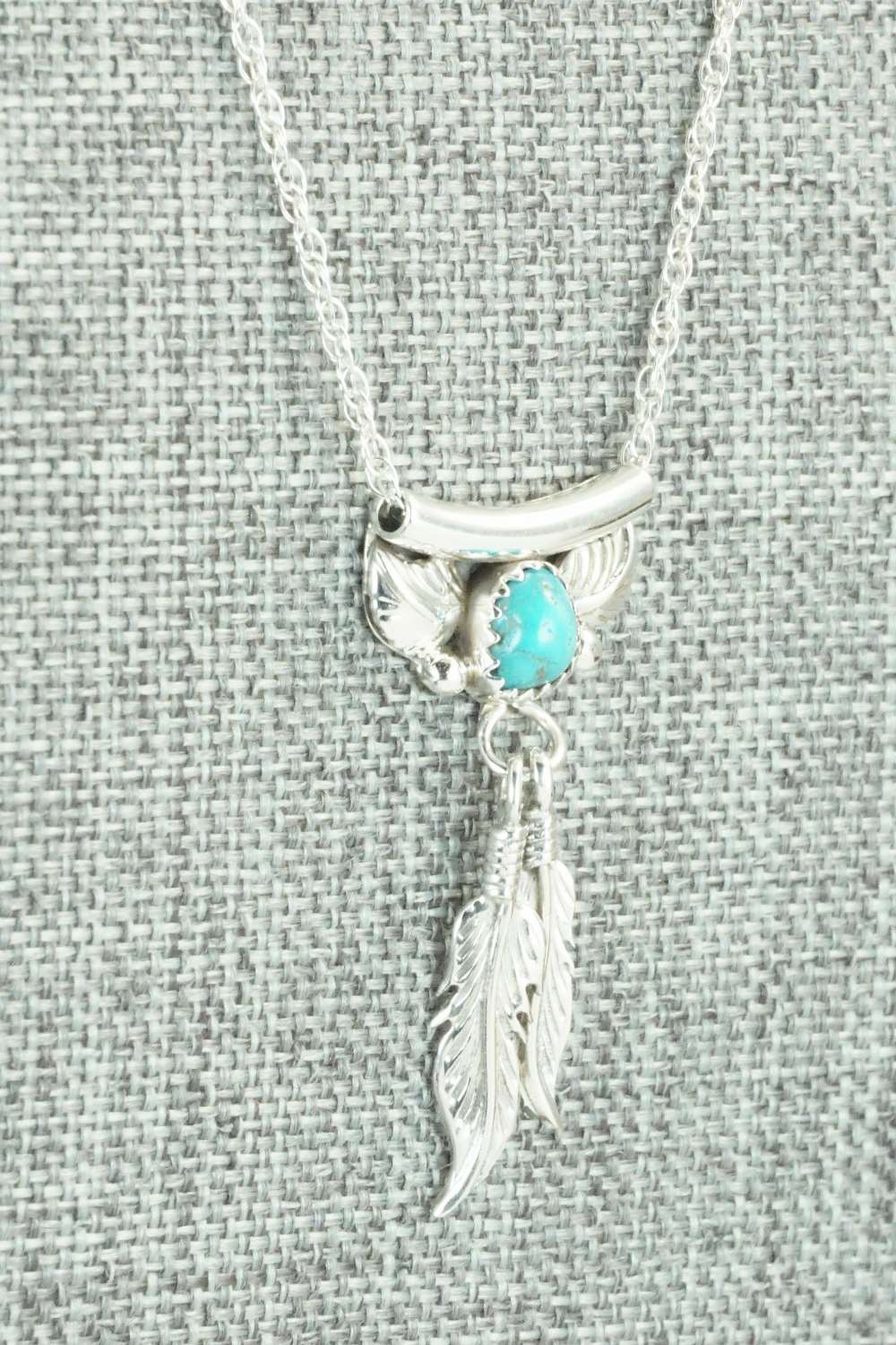 Turquoise & Sterling Silver Necklace - Sharon McCarthy