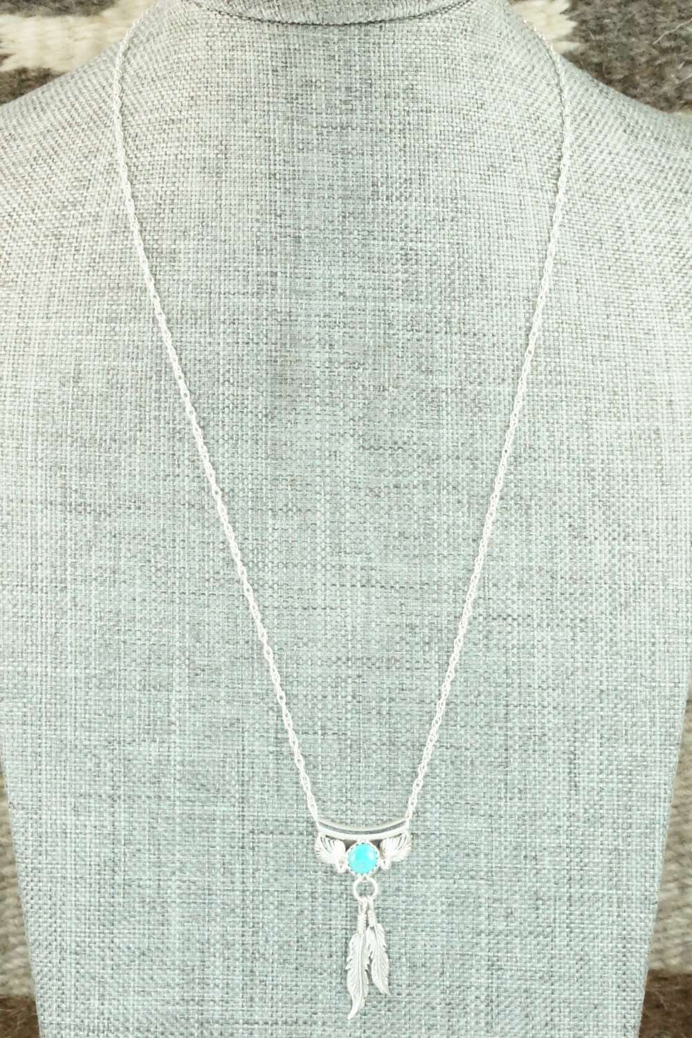 Turquoise & Sterling Silver Necklace - Sharon McCarthy