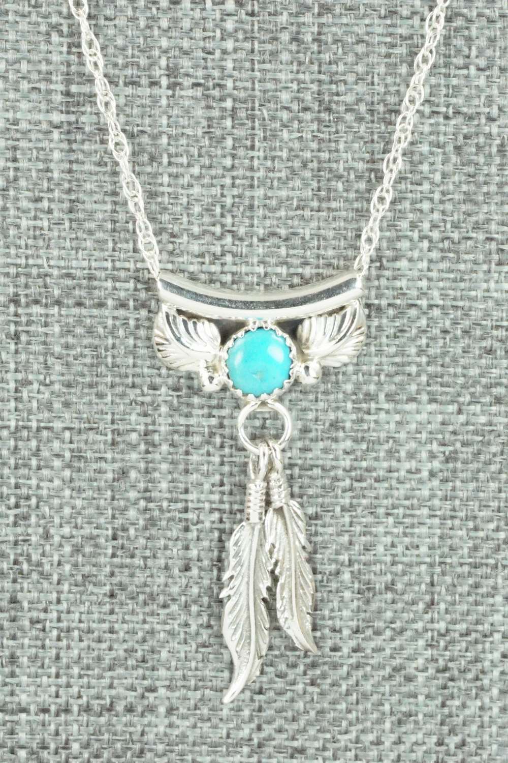Turquoise & Sterling Silver Necklace - Sharon McCarthy