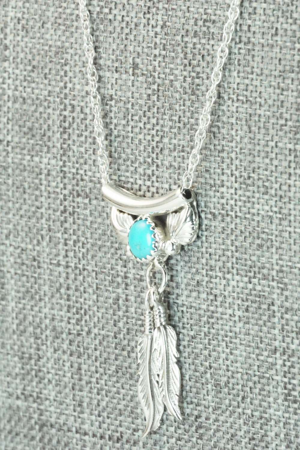 Turquoise & Sterling Silver Necklace - Sharon McCarthy