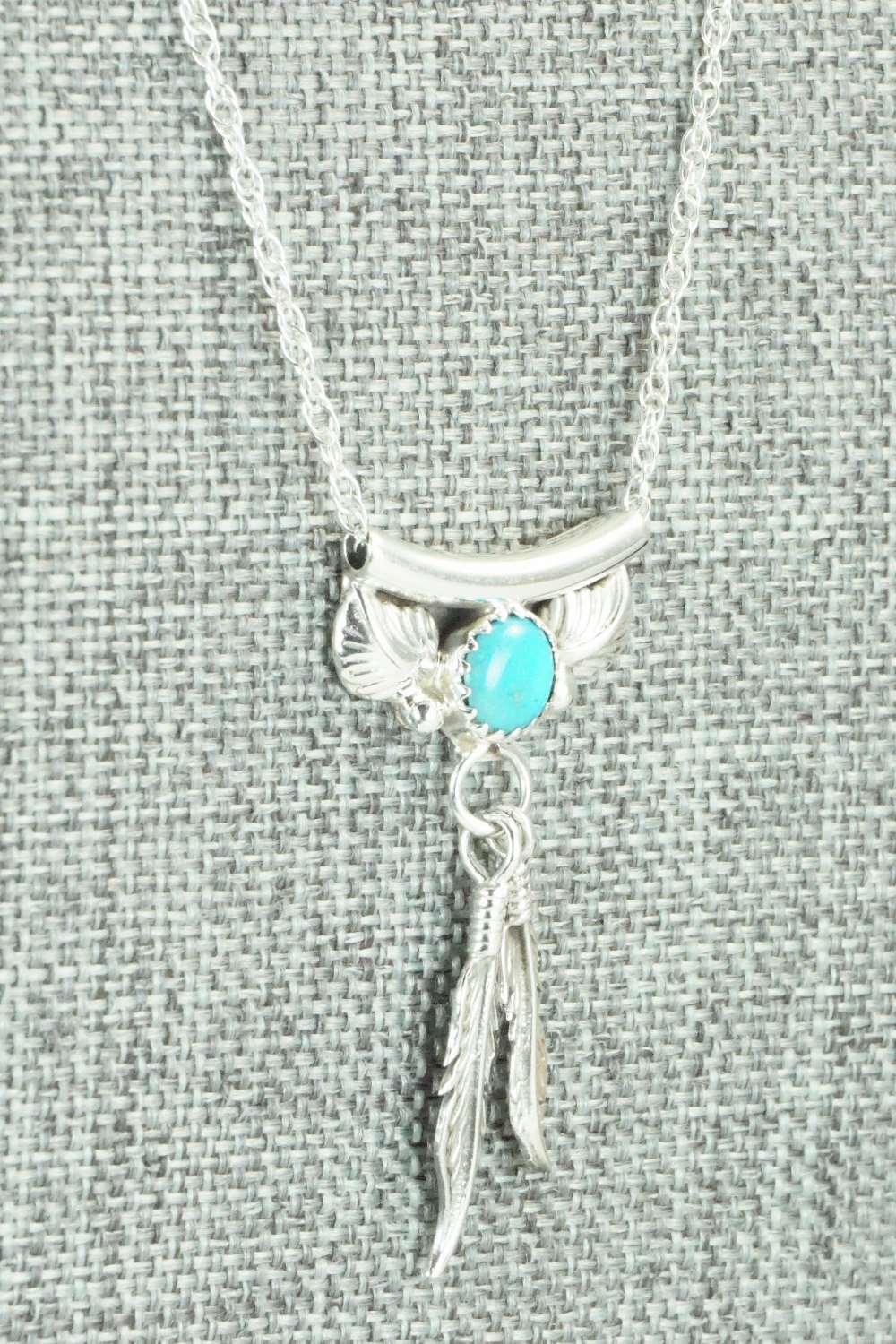 Turquoise & Sterling Silver Necklace - Sharon McCarthy
