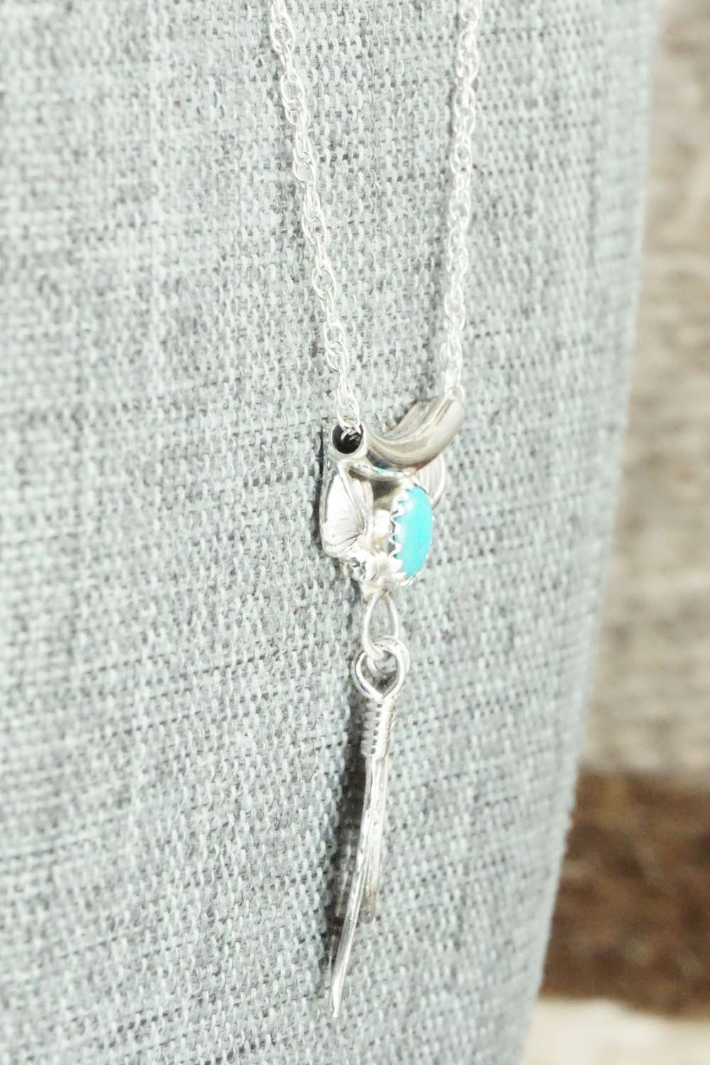 Turquoise & Sterling Silver Necklace - Sharon McCarthy