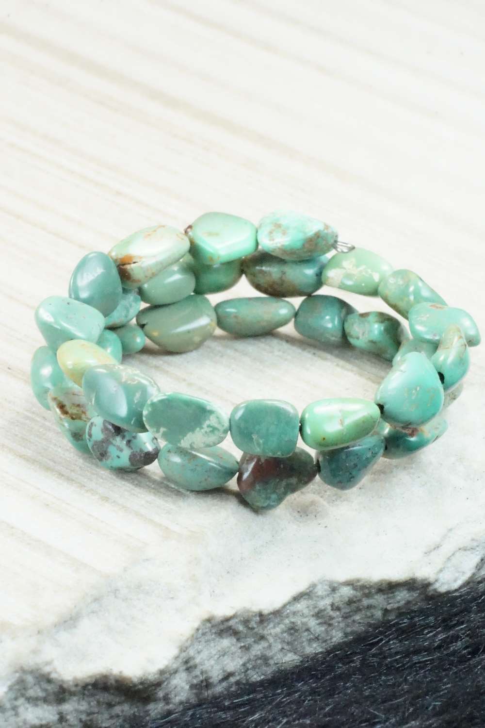 Turquoise & Sterling Silver Bracelet - Doreen Jake