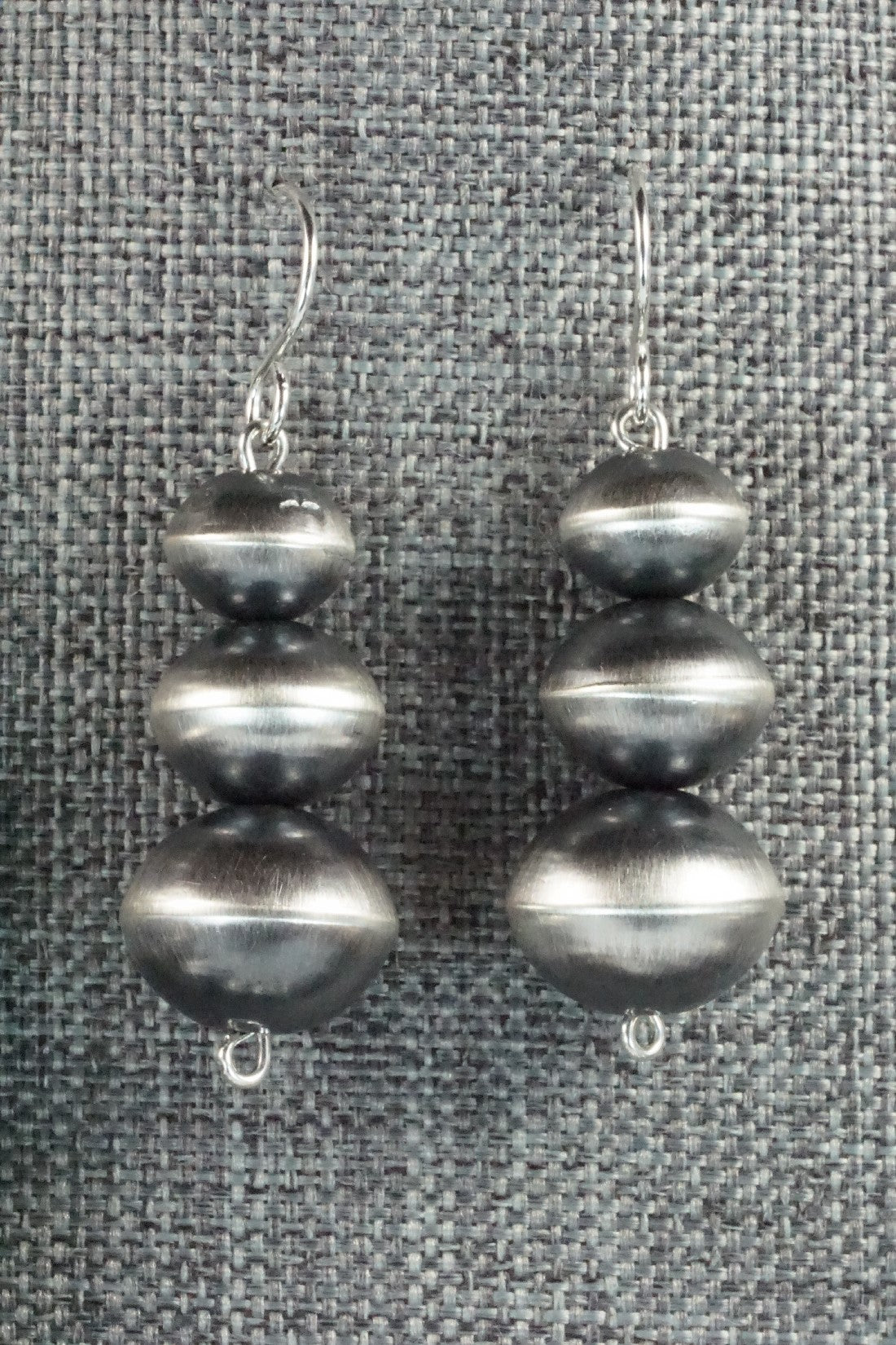Sterling Silver Navajo Pearl Necklace & Earrings - Tonisha Haley