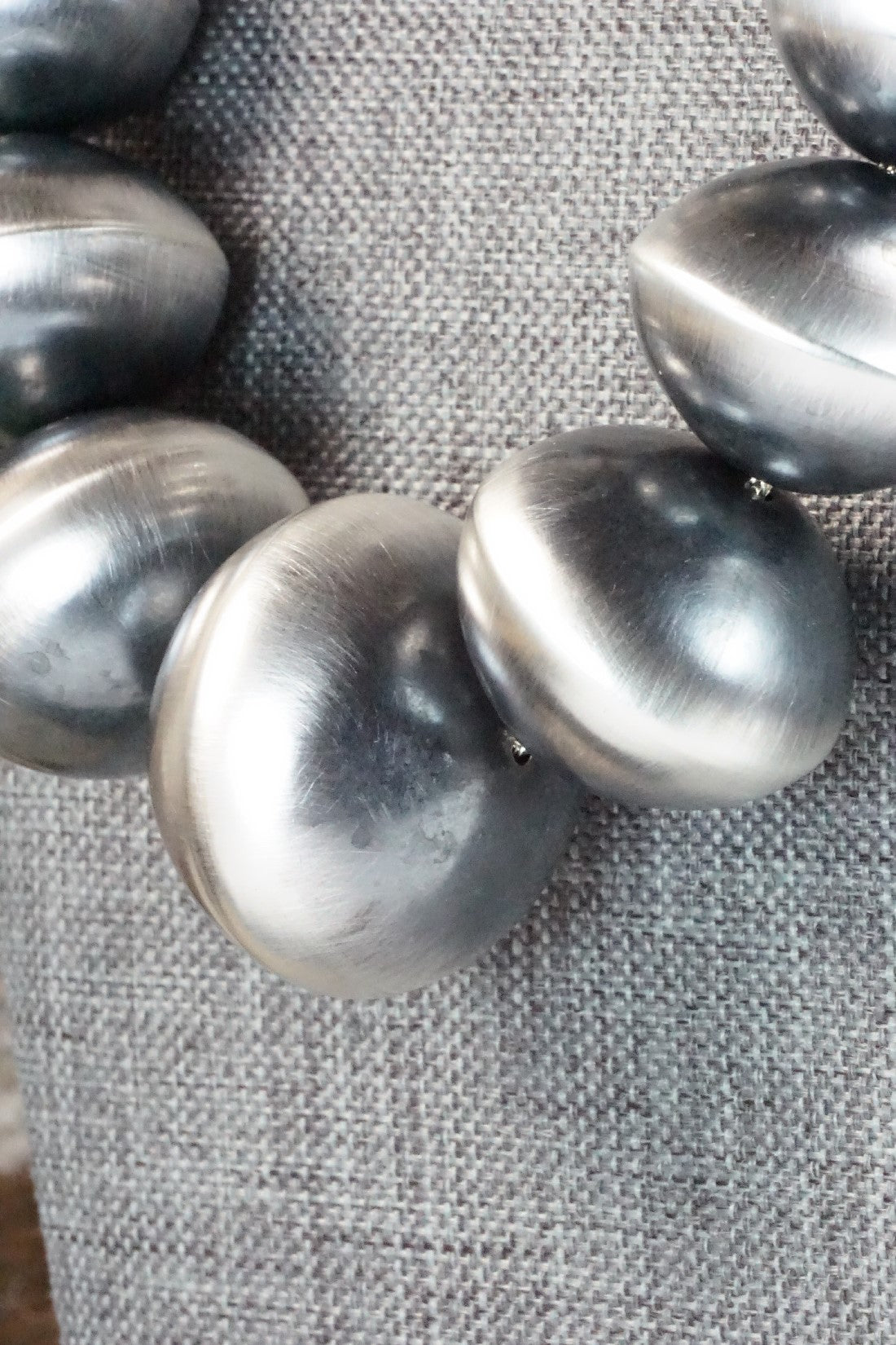 Sterling Silver Navajo Pearl Necklace & Earrings - Tonisha Haley